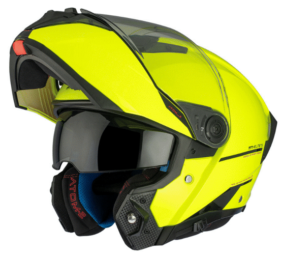 Отваряема каска MT ATOM 2 SV A3 FLUO YELLOW
