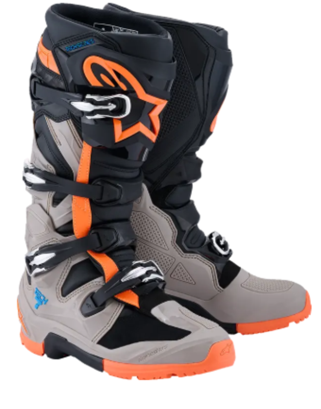 Мотокрос ботуши ALPINESTARSECH TECH 7 ENDURO BACK/GREY/ORANGE
