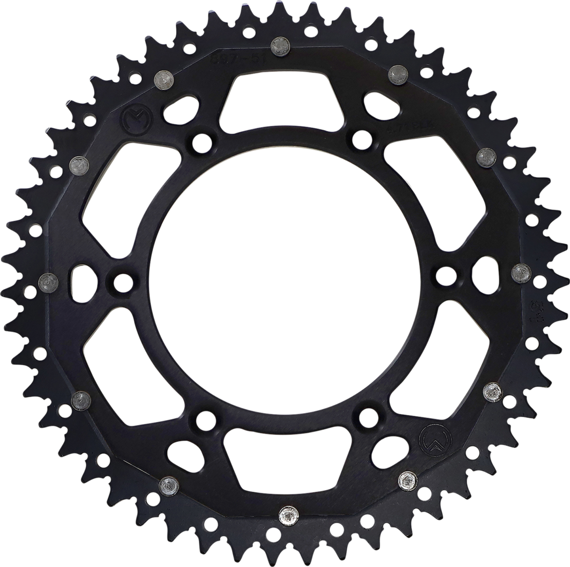 Двукомпонентно зъбно колело MOOSE 1210-210-51 BLACK