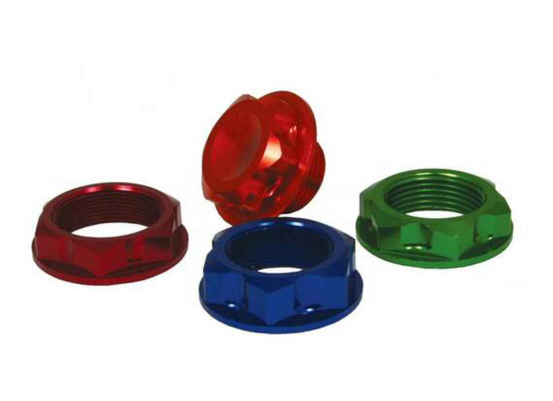 Болт за кормило RFX Pro Steering Stem Nut (Green) KXF250/450 04-21