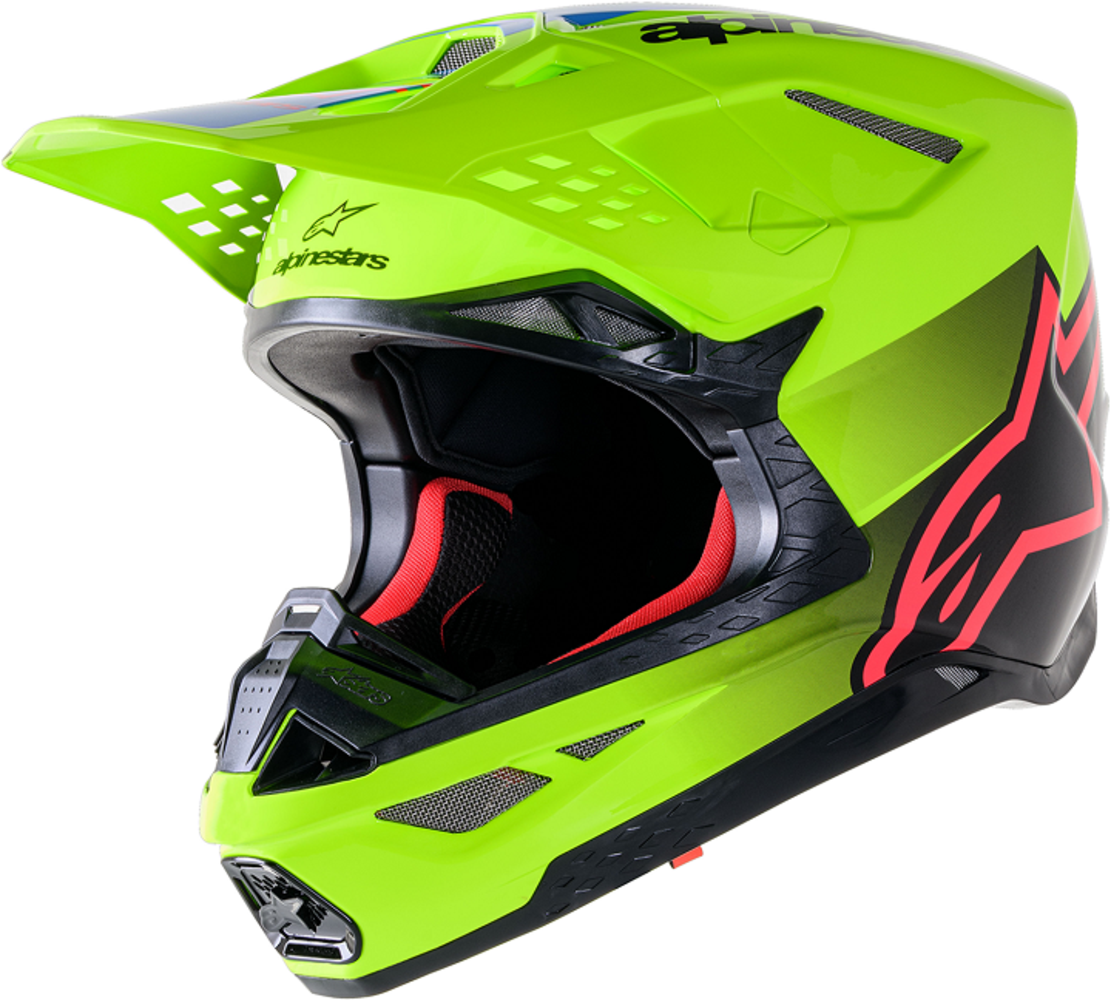 Мотокрос каска ALPINESTARS SM10 UNIT YL/BK