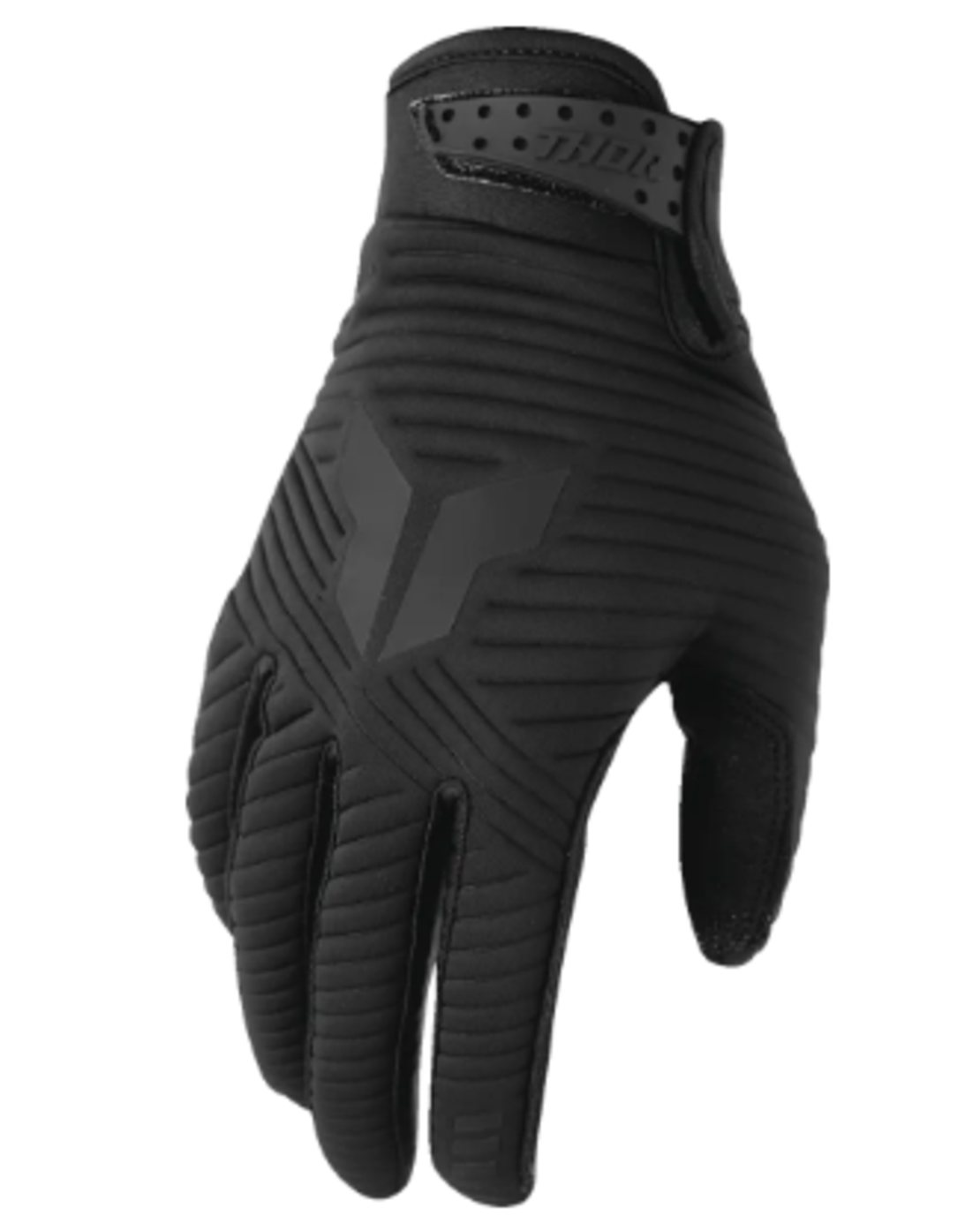 Mотокрос ръкавици THOR LAUNCHMODE-CW BLACK
