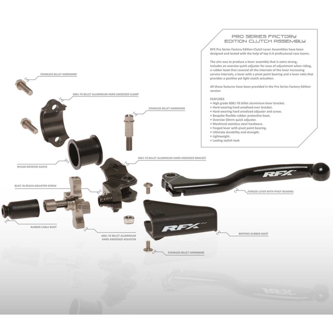 Болтове за конзола за съединител RFX Pro Clutch Assembly Replacement Stainless Screw Set M4x8 2pcs (For Boot)