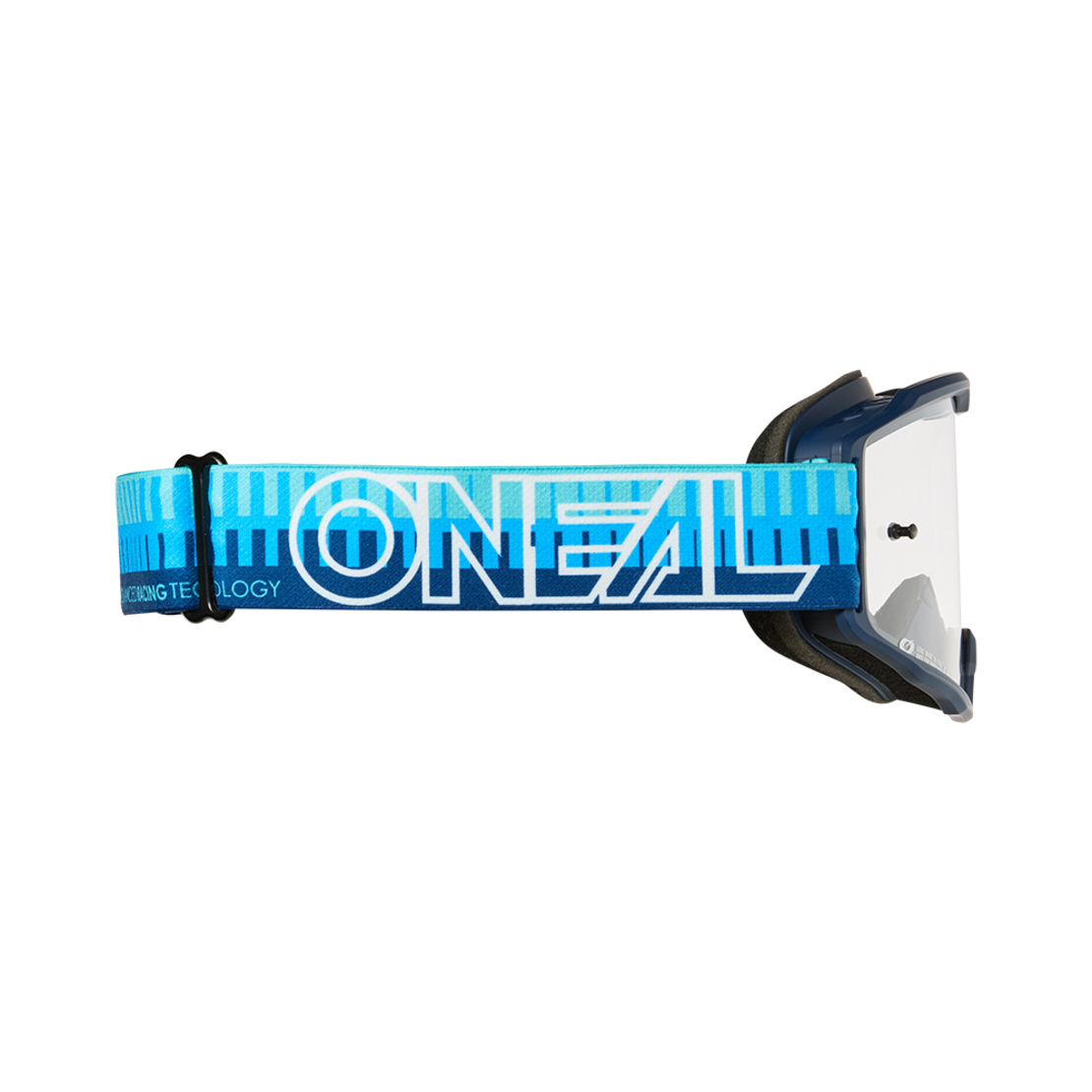 Мотокрос очила O'NEAL B-10 STRIPED BLUE/BLUE - CLEAR V.26