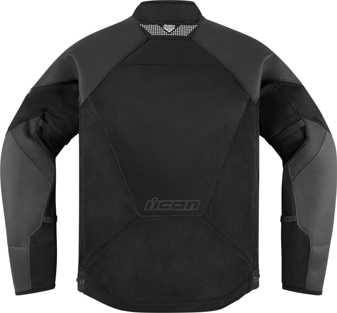 Мото яке ICON MESH AF LEATHER CE BLACK
