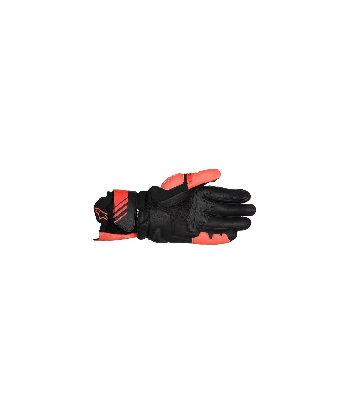 Кожени ръкавици ALPINESTARS GP+ R V3 LTHR RED Fluo