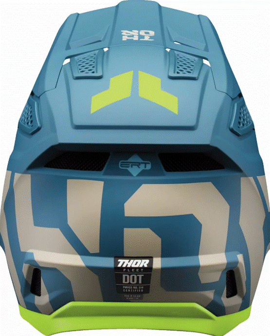 Мотокрос каска THOR FLEET FORGE BLUE