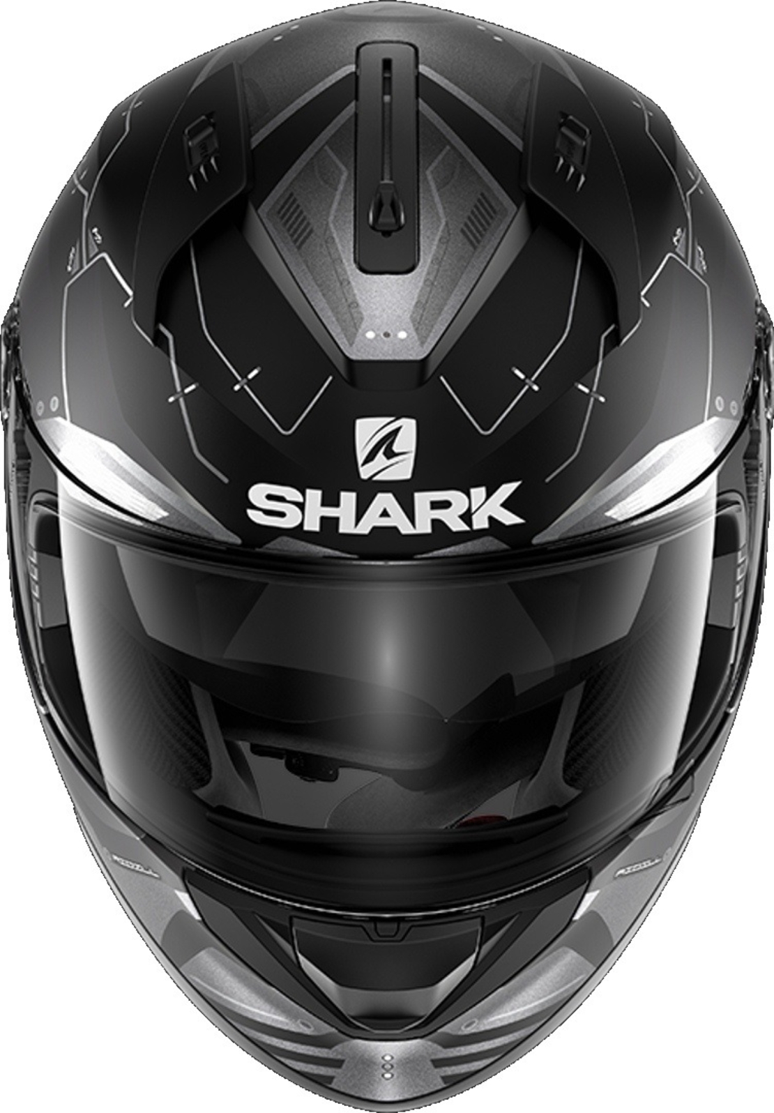 Каска за мотор SHARK RIDILL MECCA MAT BLACK/ANTHRAC/SILVER