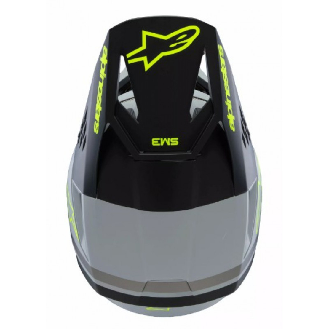 Детска каска ALPINESTARS SM3 RADIUM GY/BLK/YL