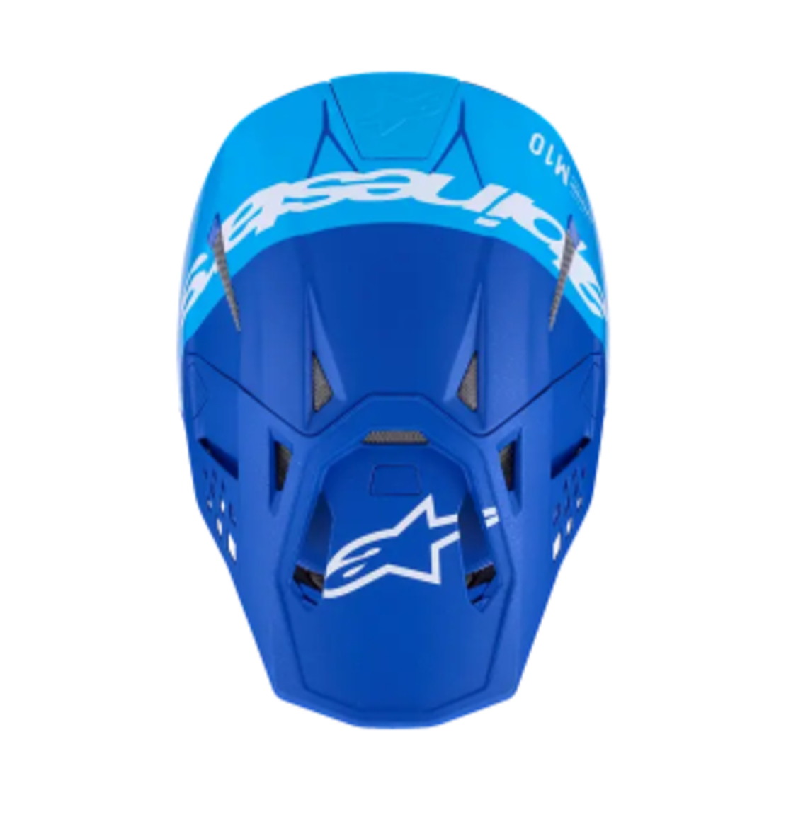 Мотокрос каска ALPINESTARS S-M10 FLOOD BLUE/BLK-CARB