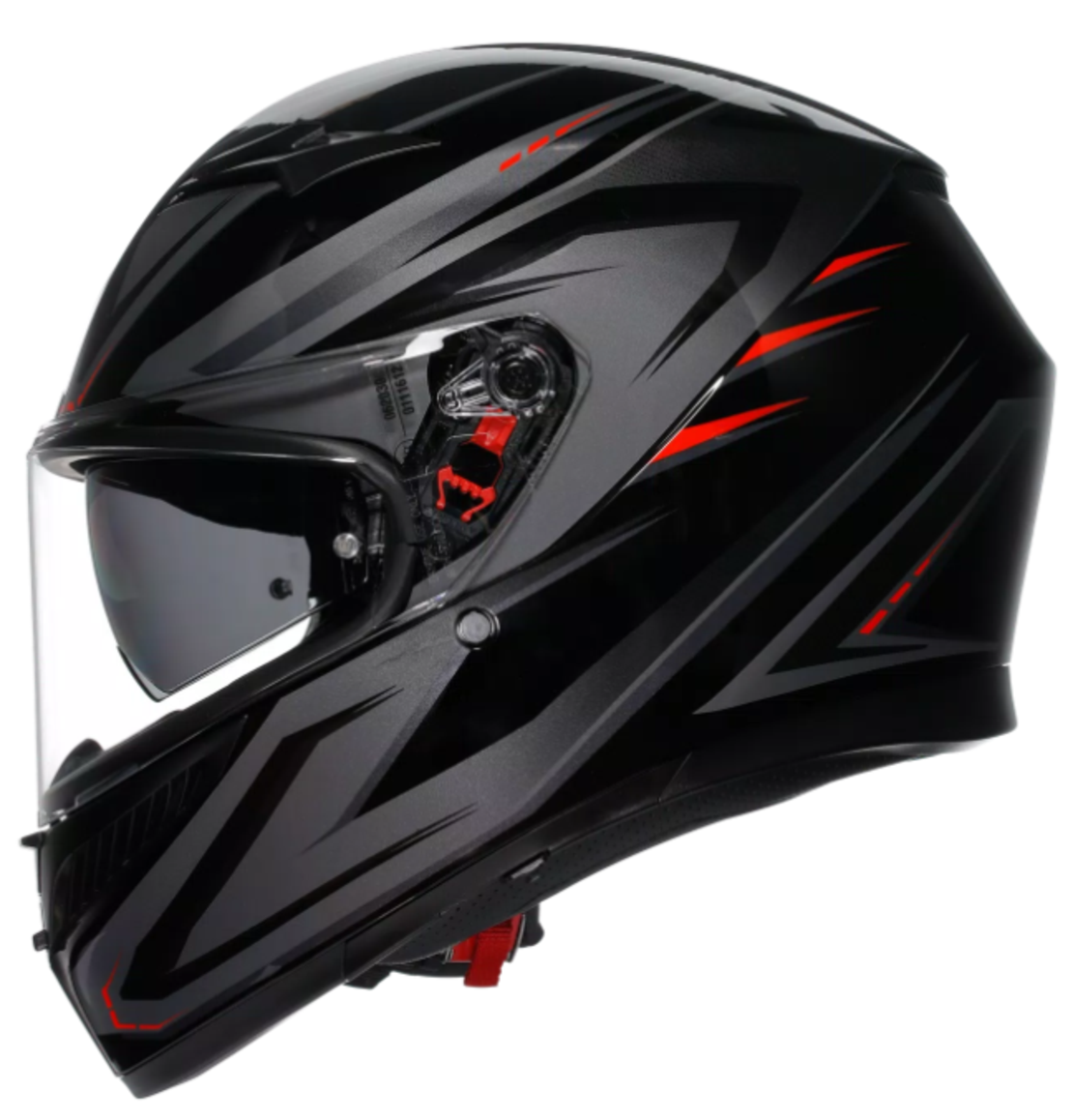 КАСКА  AGV K3 E2206 - SYTH BLACK/RED
