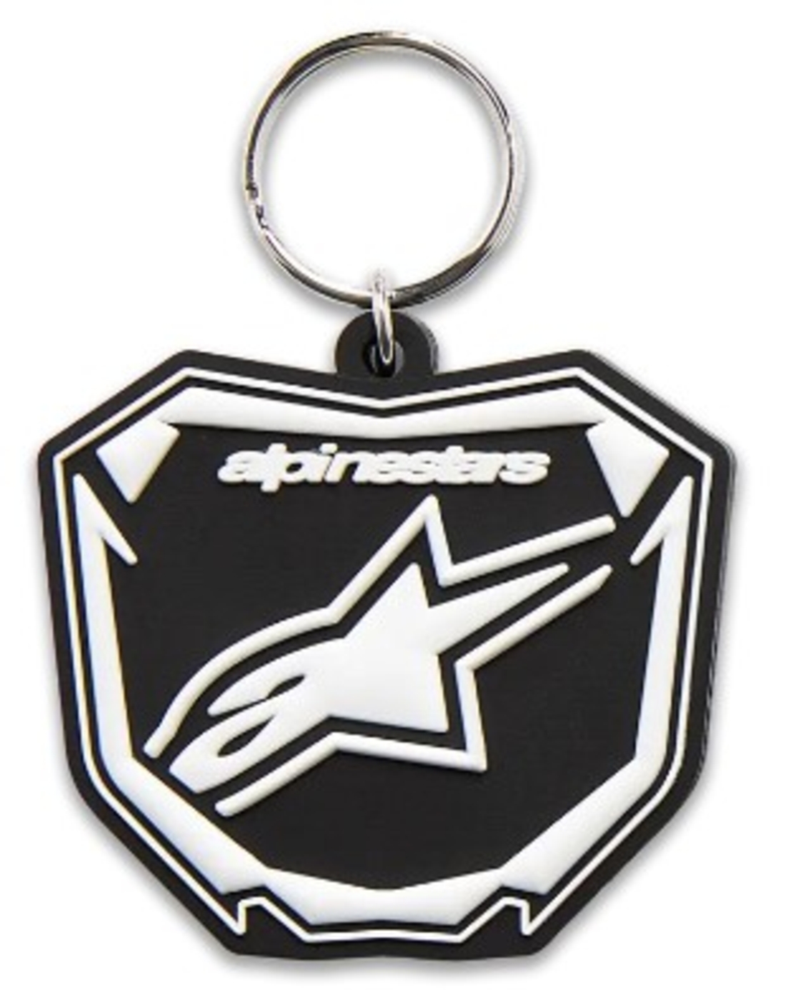 Ключодържател ALPINESTARS FOB PLATE BLACK/WHITE