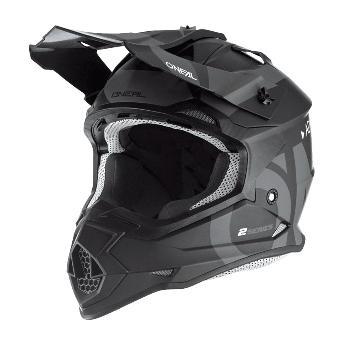 Мотокрос каска O'NEAL 2SERIES SLICK V.23 BLACK/GRAY