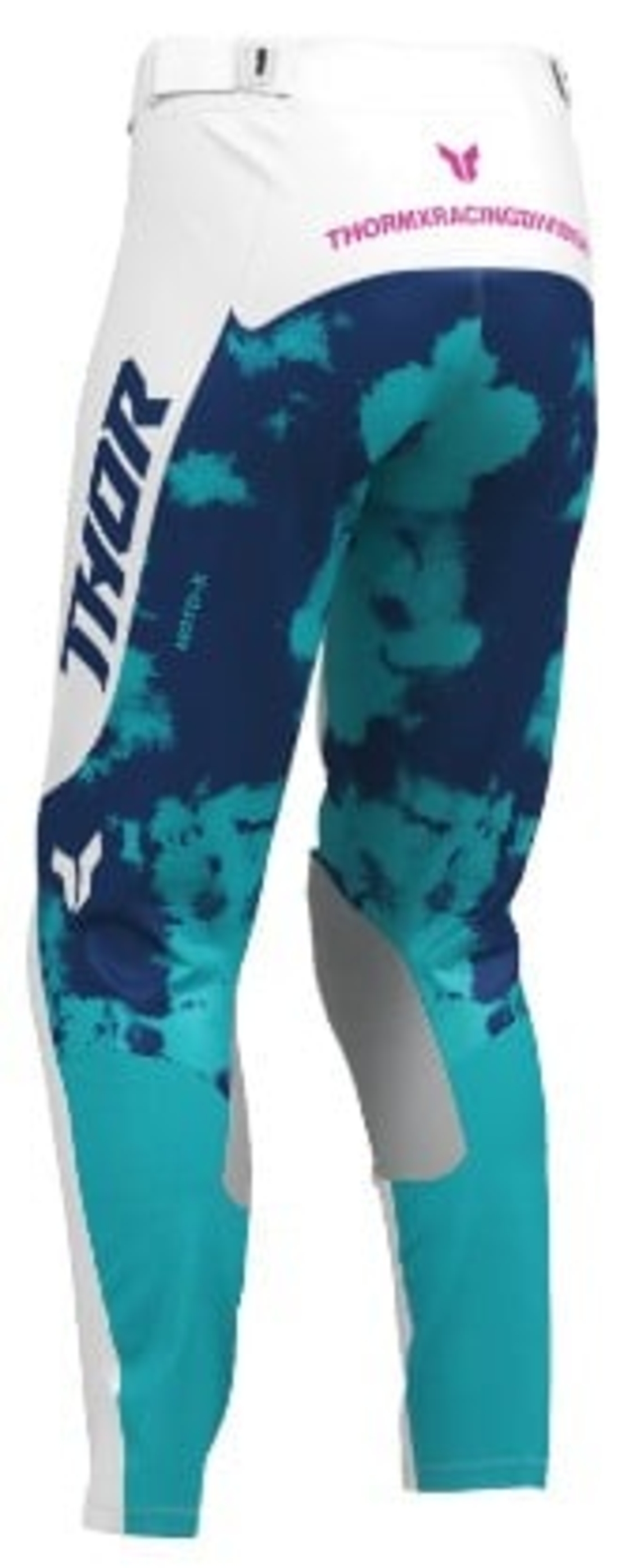 Дамски мотокрос брич THOR WMN LAUNCHMODE BLEACH WHT/AQ