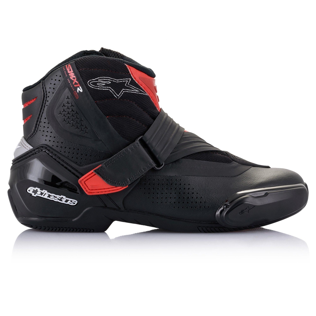 МОТО БОТИ ALPINESTARS SMX-1 R V2 VENTED BLACK/RED