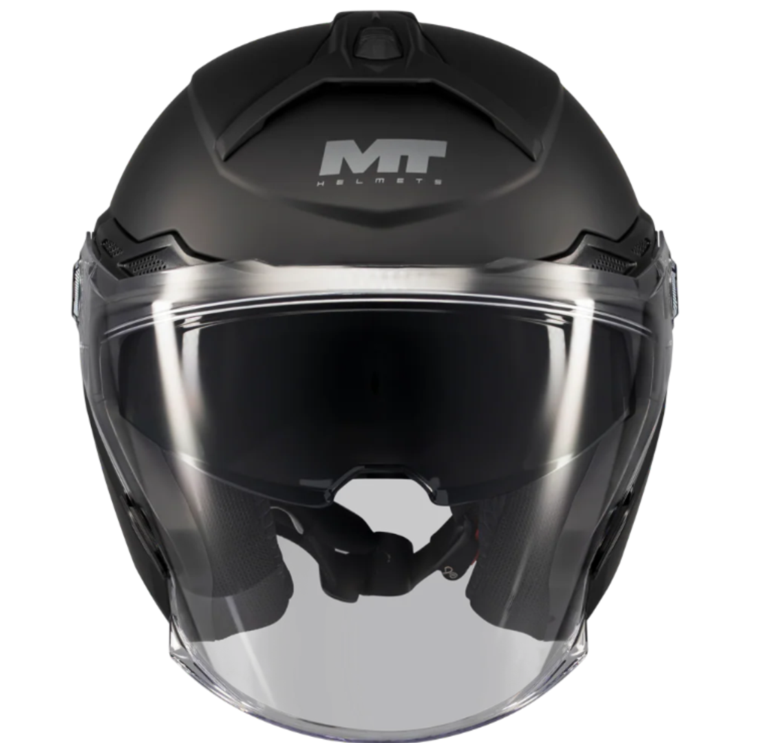 Скутер каска MT COSMO SV PURE A1 BLACK MATT