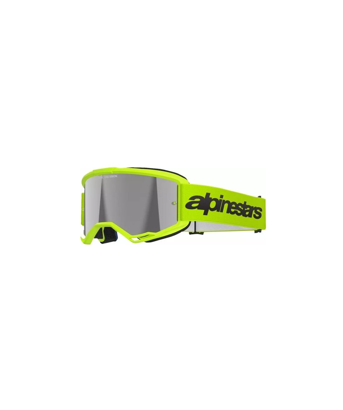 Мотокрос очила ALPINESTARS VISION 3 WORDMARK YLW FLUO MIRROR-SIL
