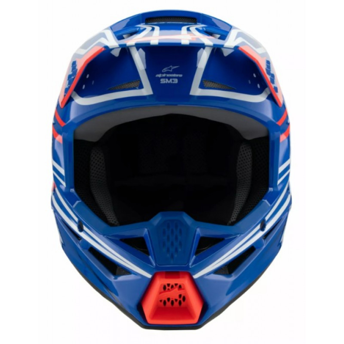 Детска каска ALPINESTARS SM3 WURX BLUE/RED/WT/BK