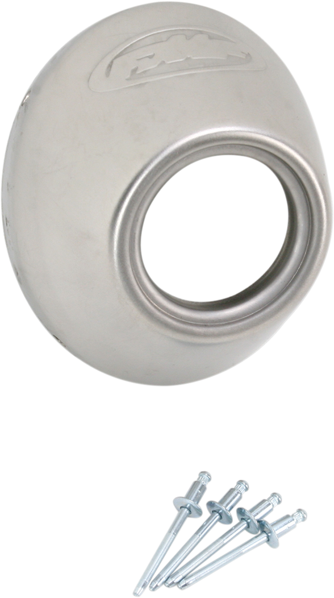 Резервна капачка FMF ENDCAP TI/PC4/Q4 S/S SLSH