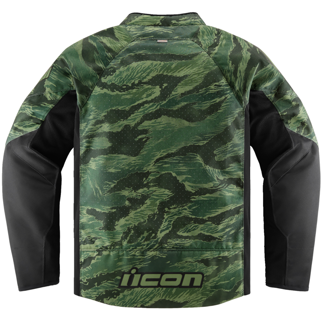 Текстилно мото яке ICON HOOLIGAN CE TIGER`S BLOOD GREEN