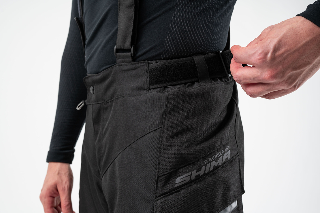 Текстилен мото панталон SHIMA RUNNER BLACK