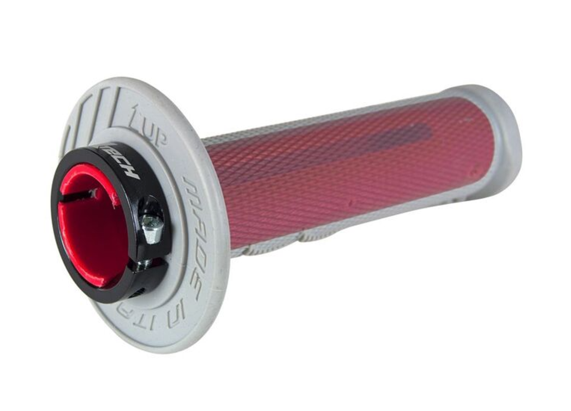 Ръкохватки RACETECH R20 Lock On Grips Half Waffle BETA 20 (Red)