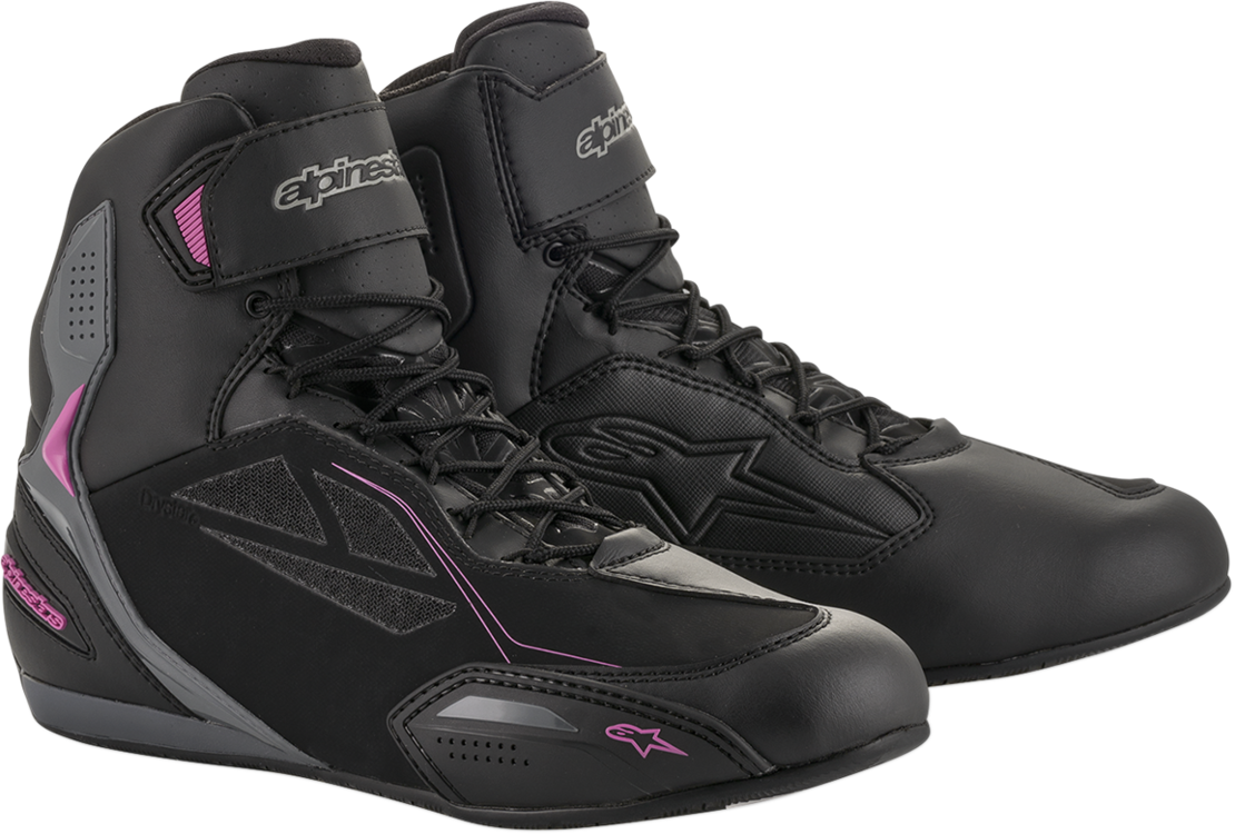 Дамски мото боти ALPINESTARS Stella Faster-3 Drystar® BLACK/PINK