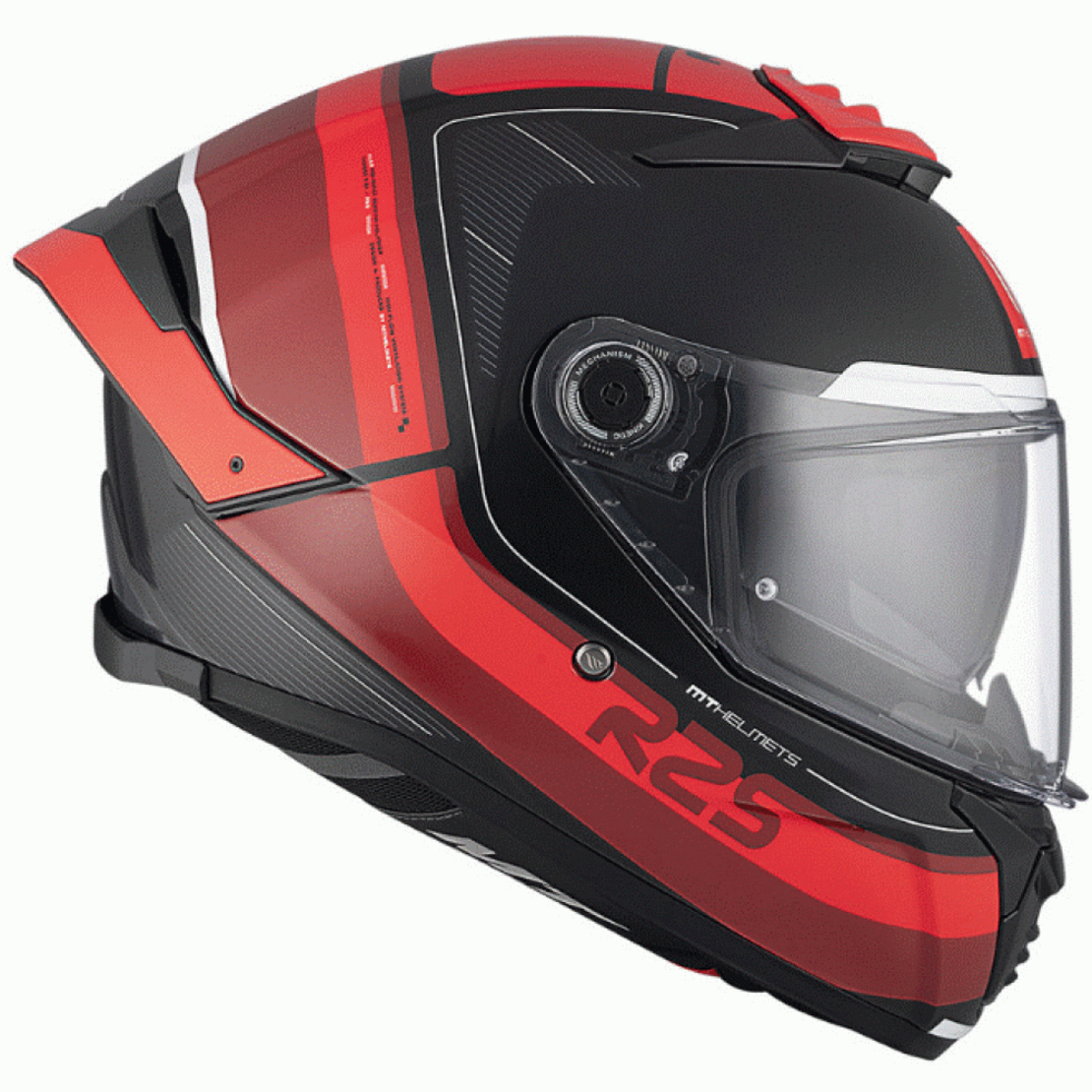 Каска MT THUNDER 4 SV R25 B35 BLACK/RED
