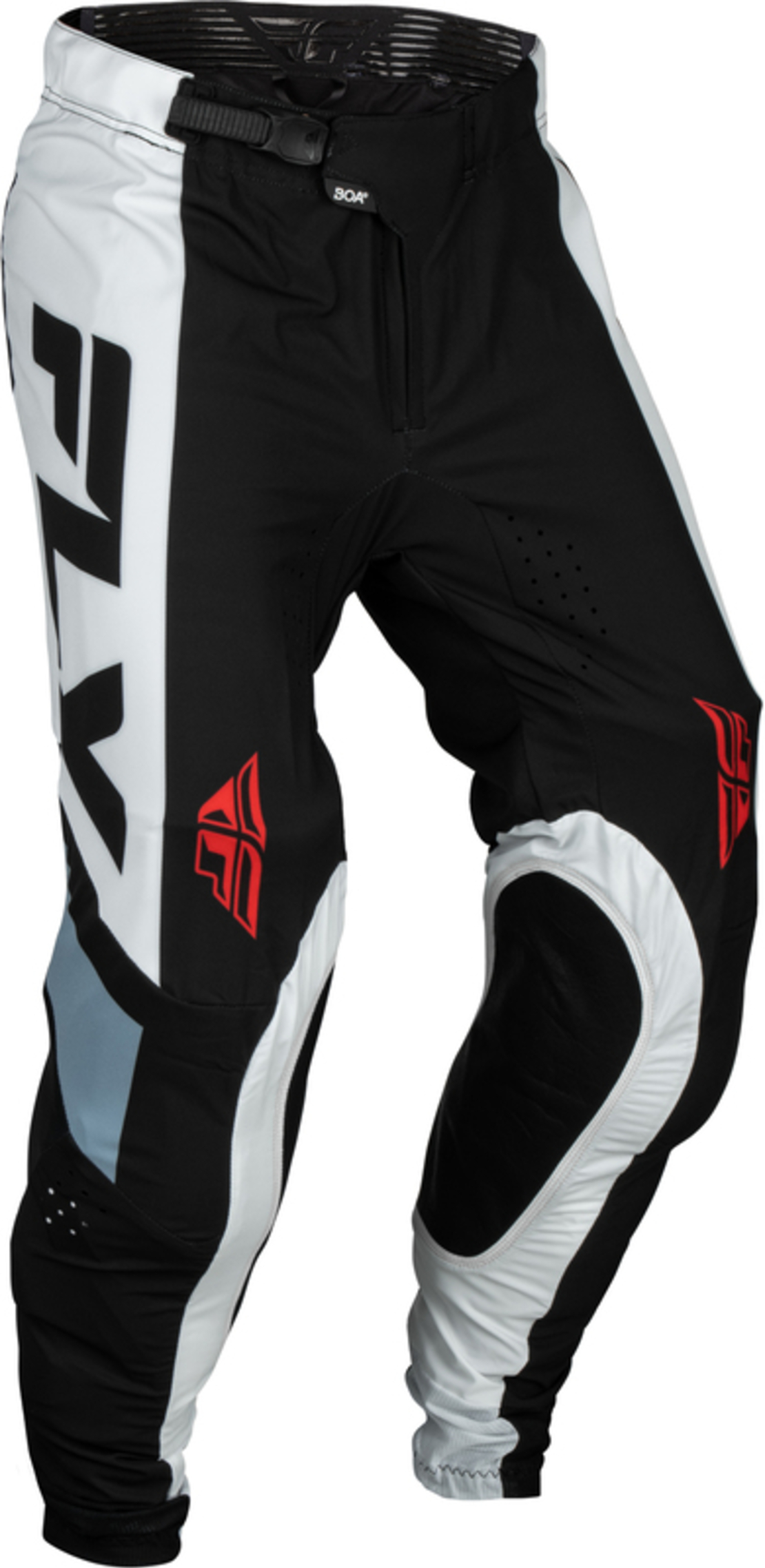 Мотокрос брич FLY RACING Lite- Black/White/Denim Grey