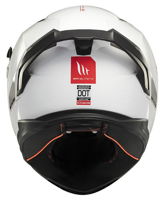 Каска MT BRAKER SV SOLID A0 GLOSS PEARL WHITE