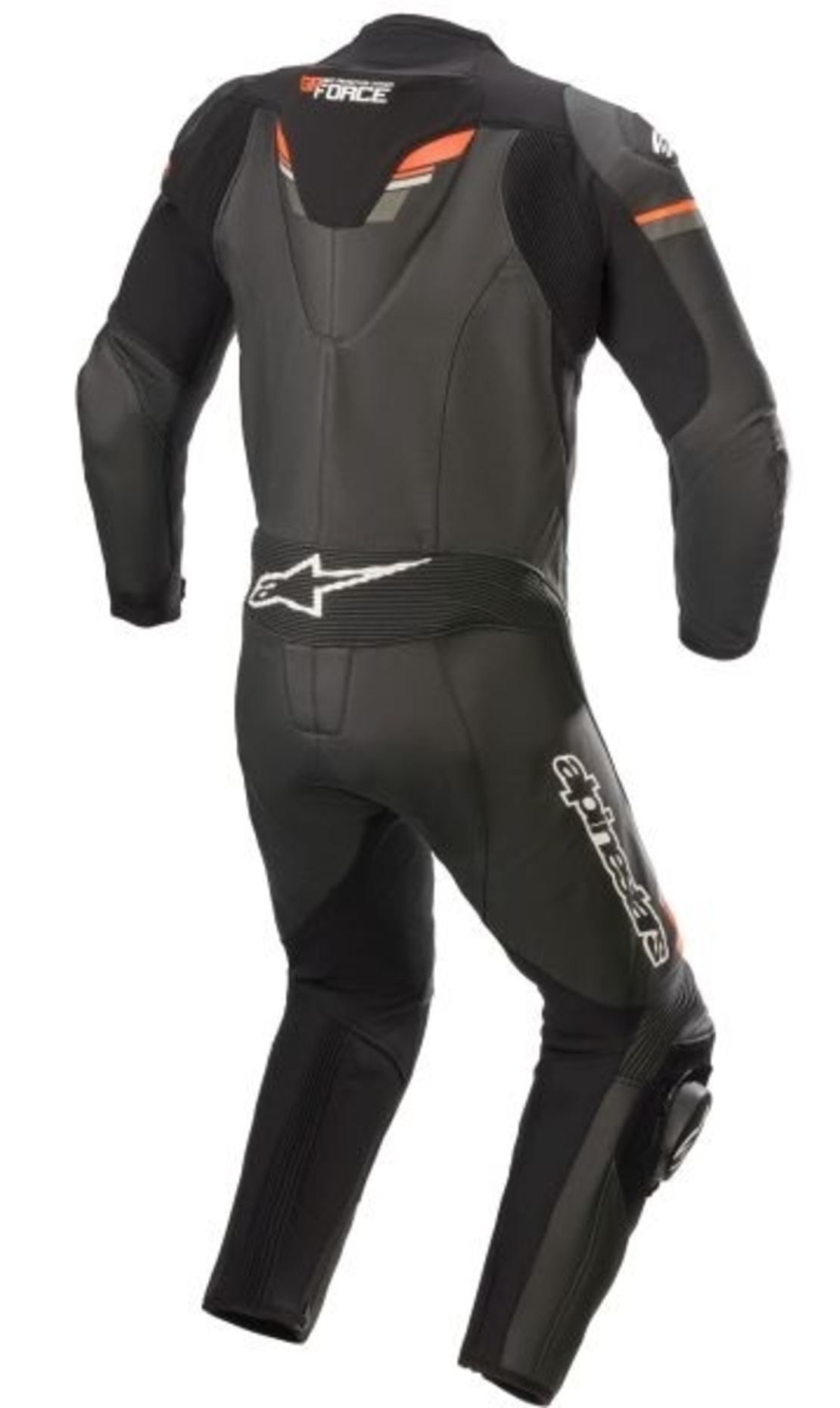 Кожен мото екип ALPINESTARS GP FORCE CHASER V2 1PC BLACK/FLUO RED