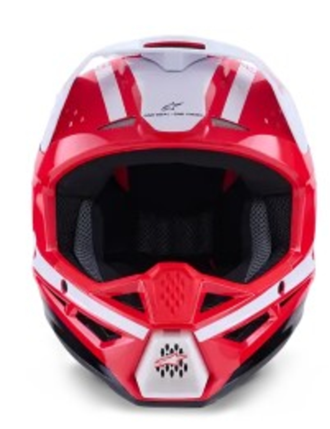 Мотокрос каска ALPINESTARS SM3 HEAT RED/WH/BLK