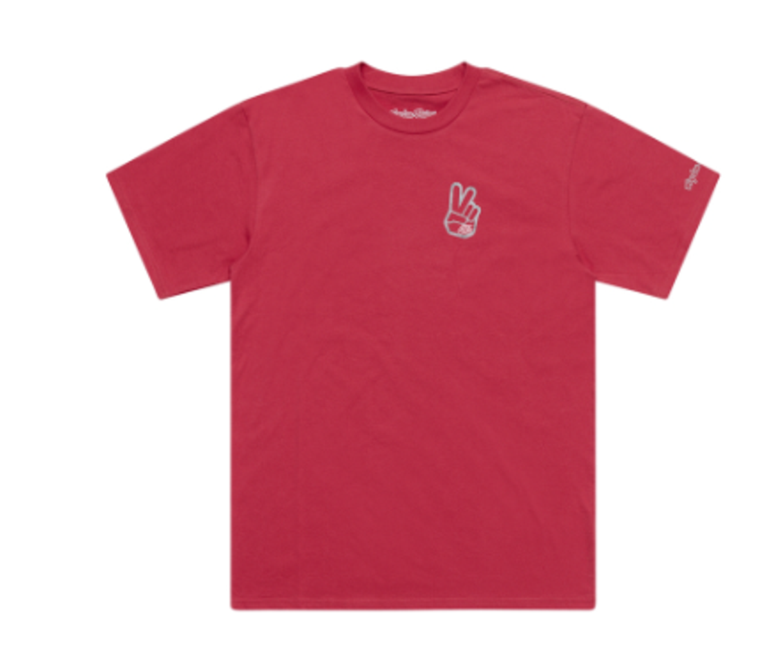 Тениска TROY LEE DESIGNS Peace Out  - Fuchsia