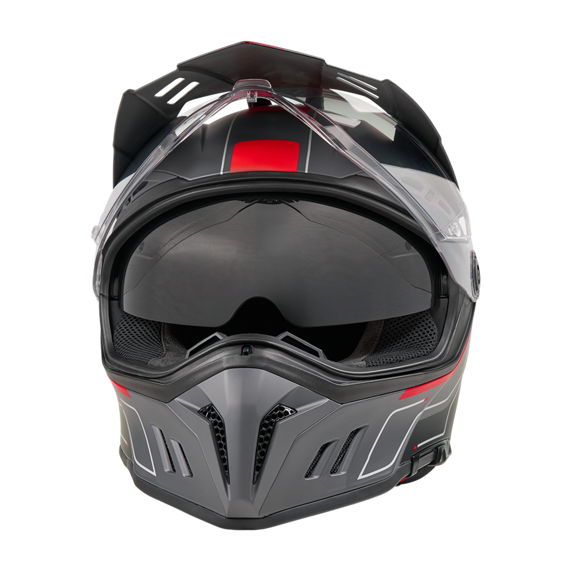 Ендуро каска O'NEAL SIERRA RS ECHO BLACK/RED V.26