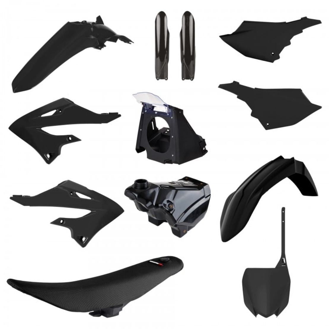 Комплект рестайлинг пластмаси POLISPORT Restyling Kit Yamaha YZ 125/250 (2002-2021) Black