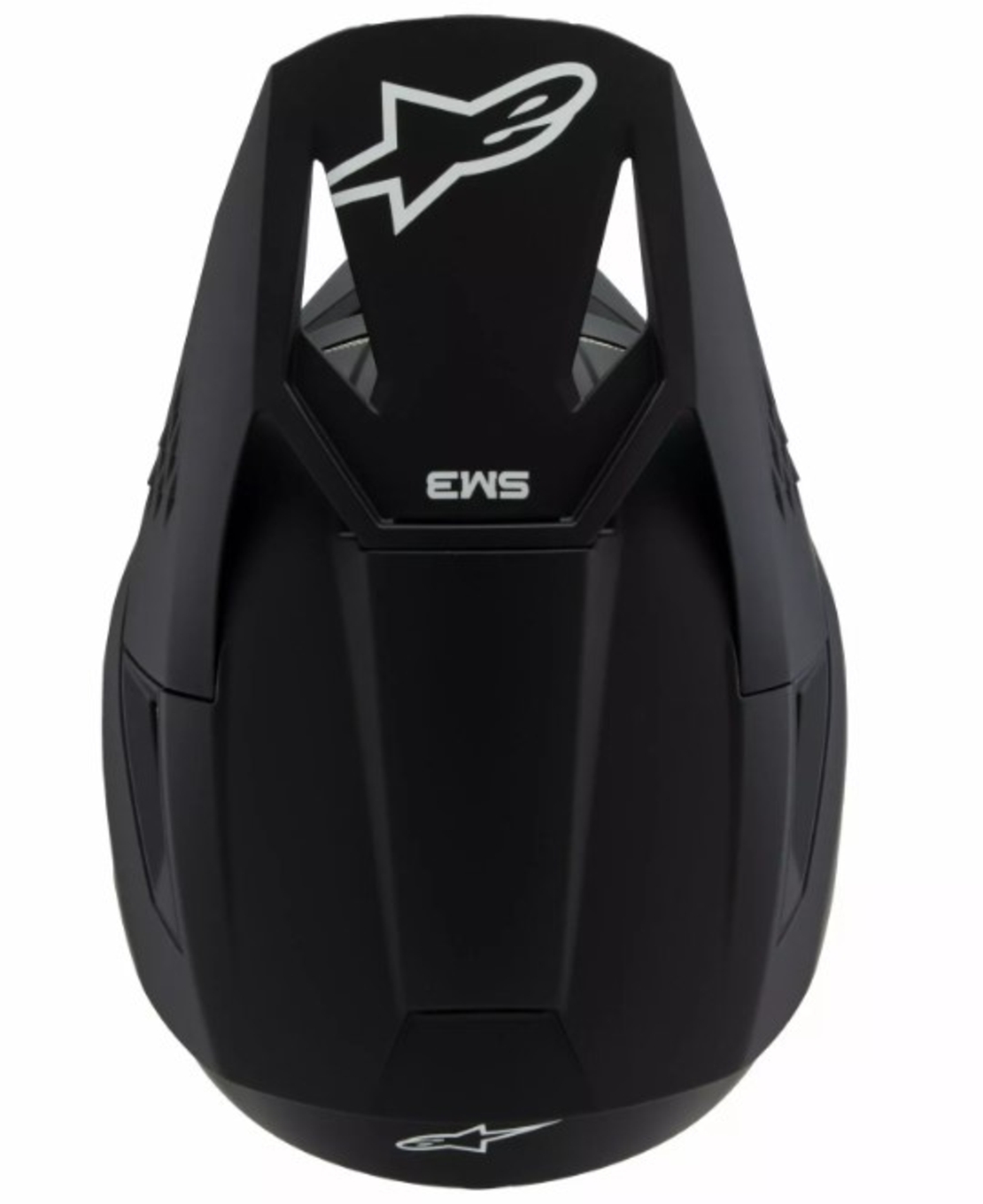 Детска мотокрос каска ALPINESTARS SM3 SOLID BLACK