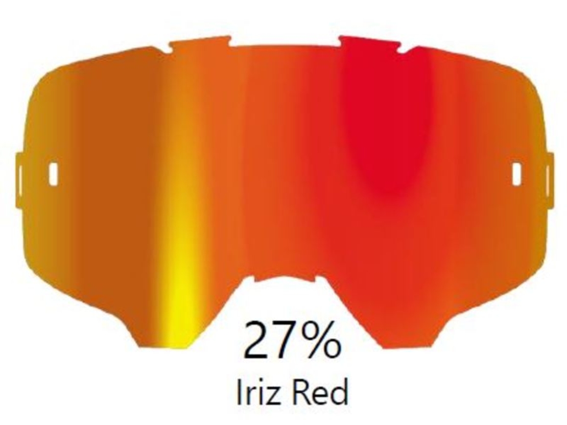 Iriz плака за очила Leatt Velocity-Red 27%
