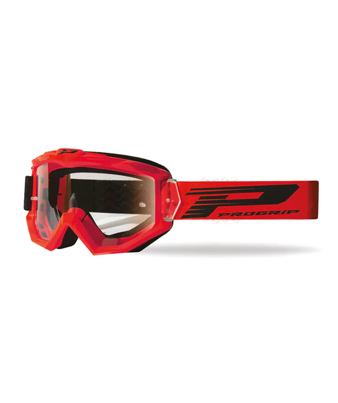 Мотокрос очила PROGRIP 3201 RED CLEAR