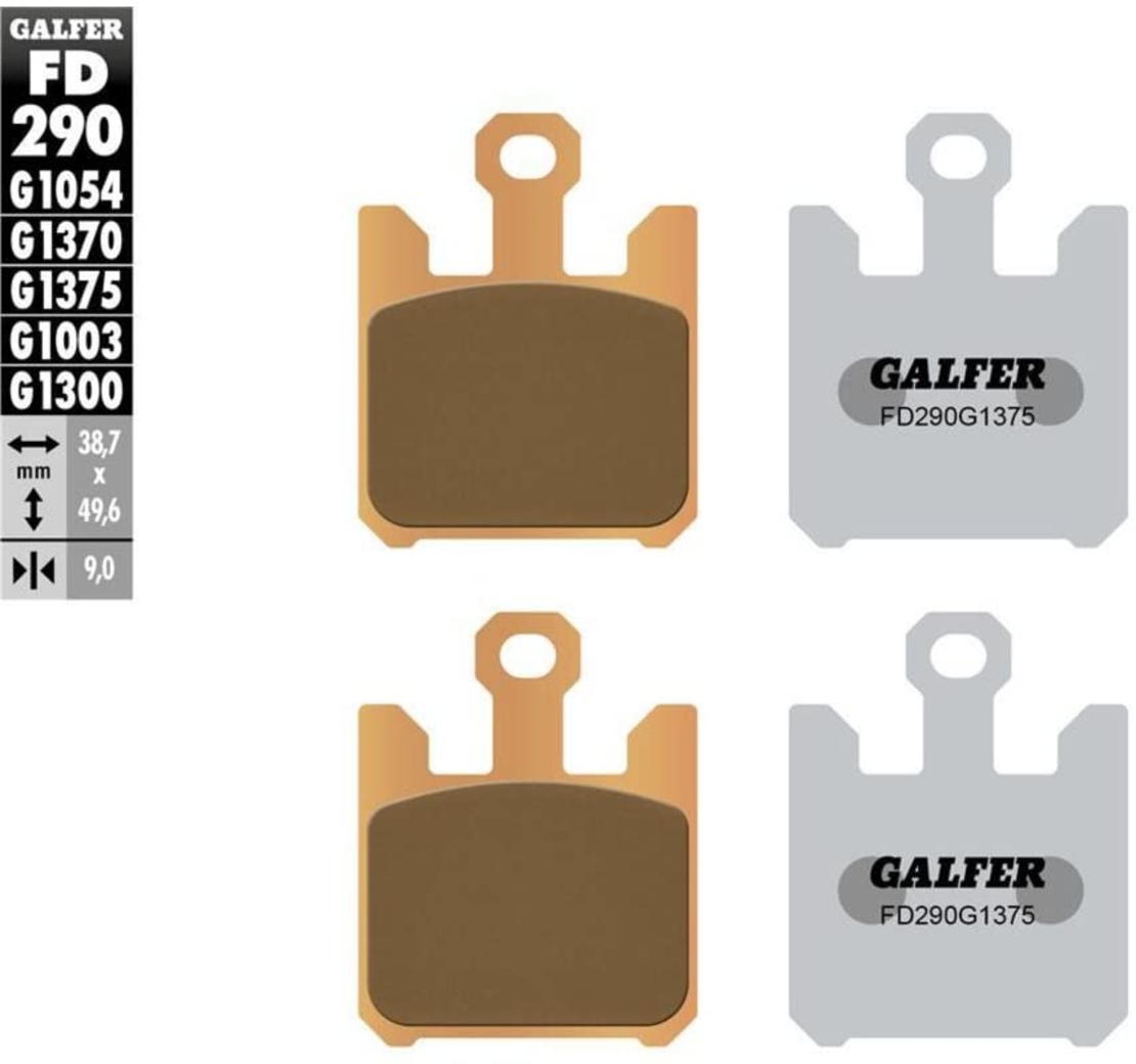 Предни мото накладки Galfer SINTERED COMPOUND FD290G1375
