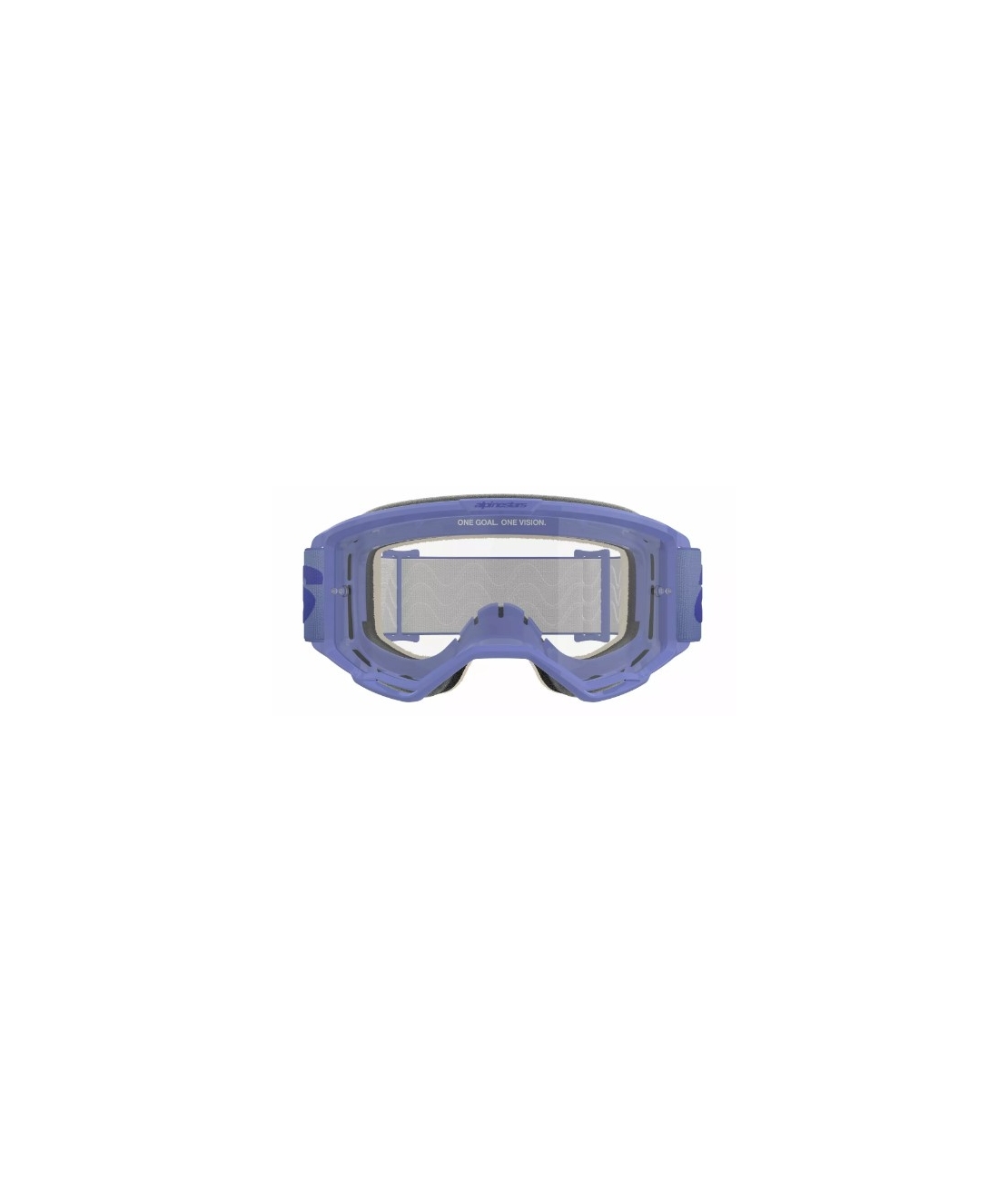Мотокрос очила ALPINESTARS VISION 5 WORDMARK PURPLE CLEAR