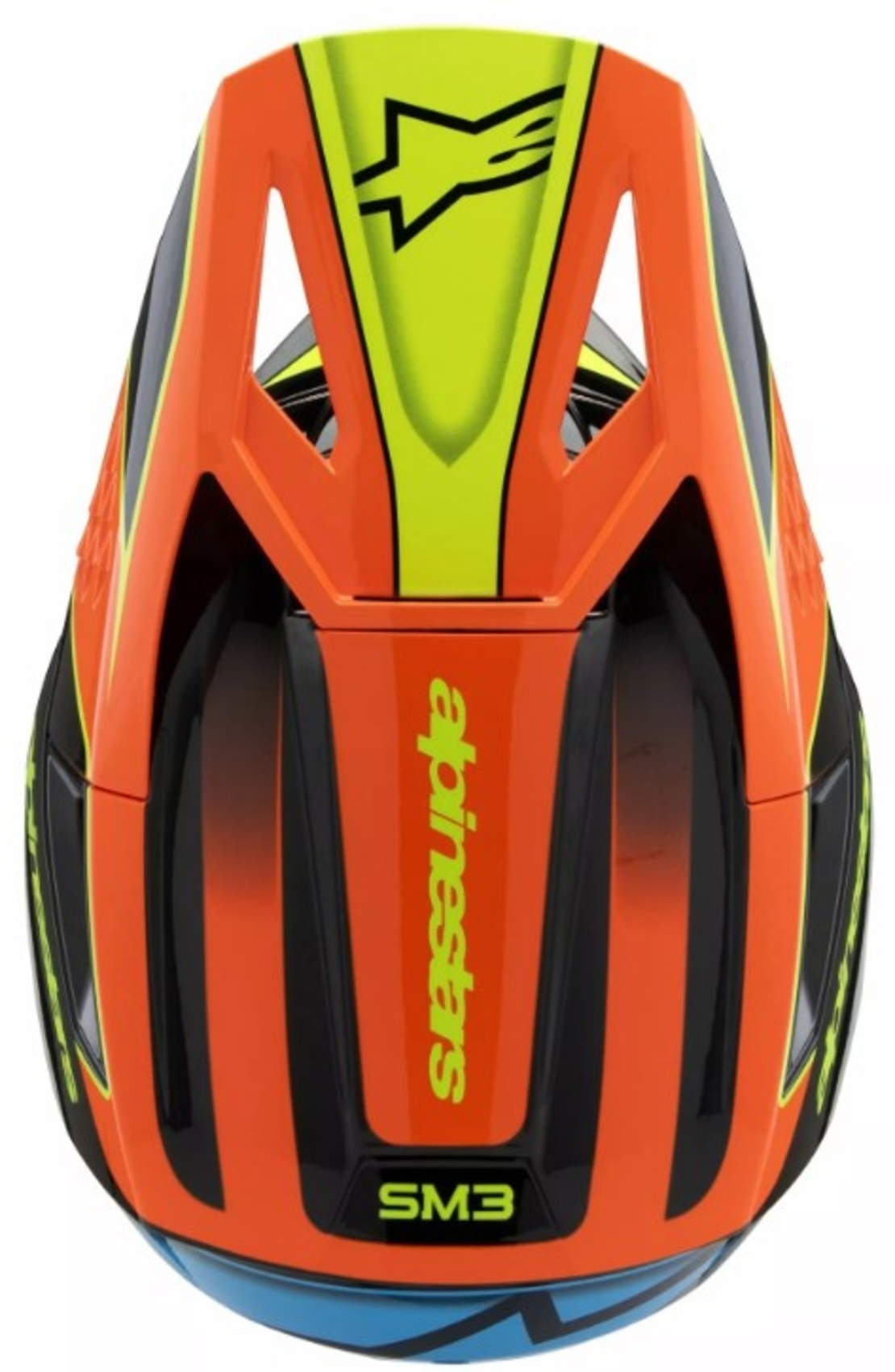 Детска мотокрос каска ALPINESTARS SM3 FRAY BLK/OR/YL