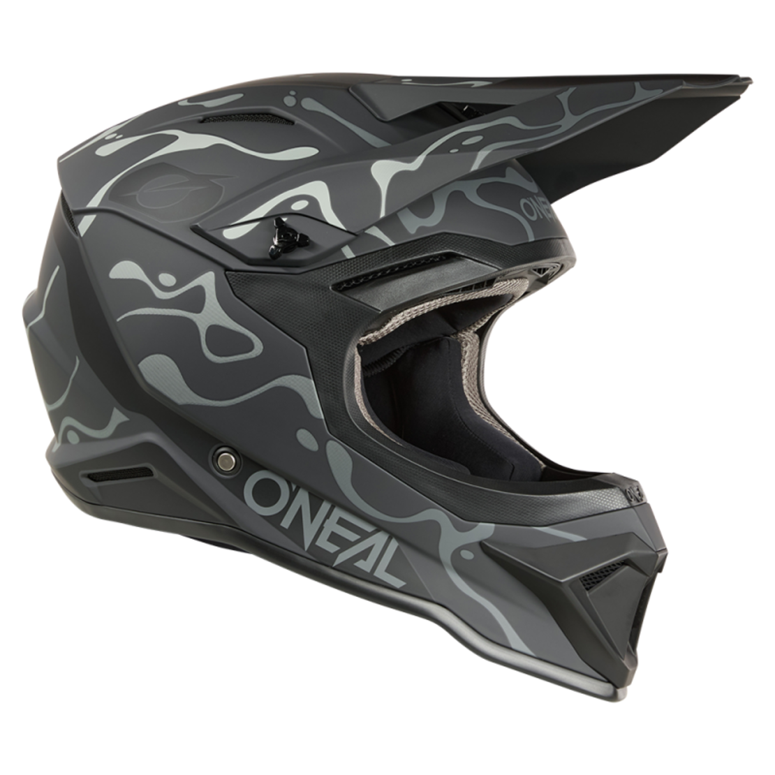 Каска O'NEAL 1SERIES SPLASH BLACK/GRAY V.26