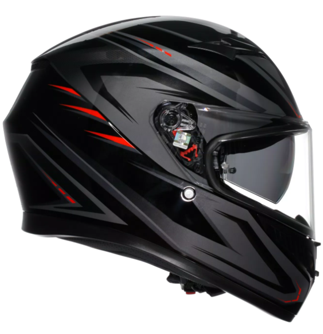 КАСКА  AGV K3 E2206 - SYTH BLACK/RED