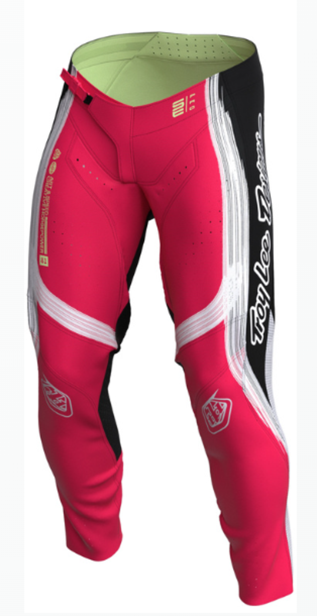 Мотокрос брич TROY LEE DESIGNS SE Pro Stripes Pants - Infra Red/Black