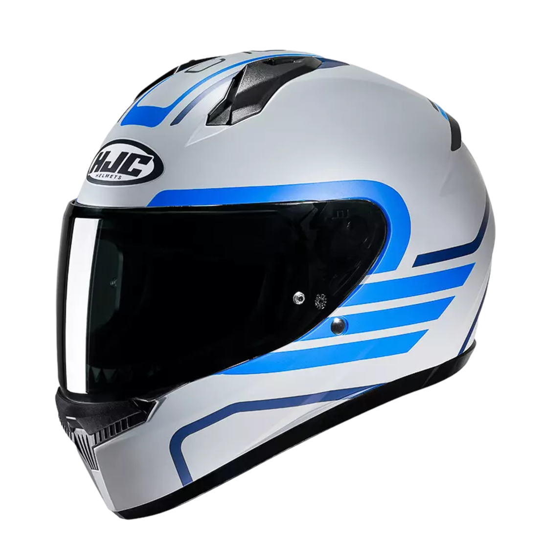 Каска HJC C10 LITO SILVER/BLUE