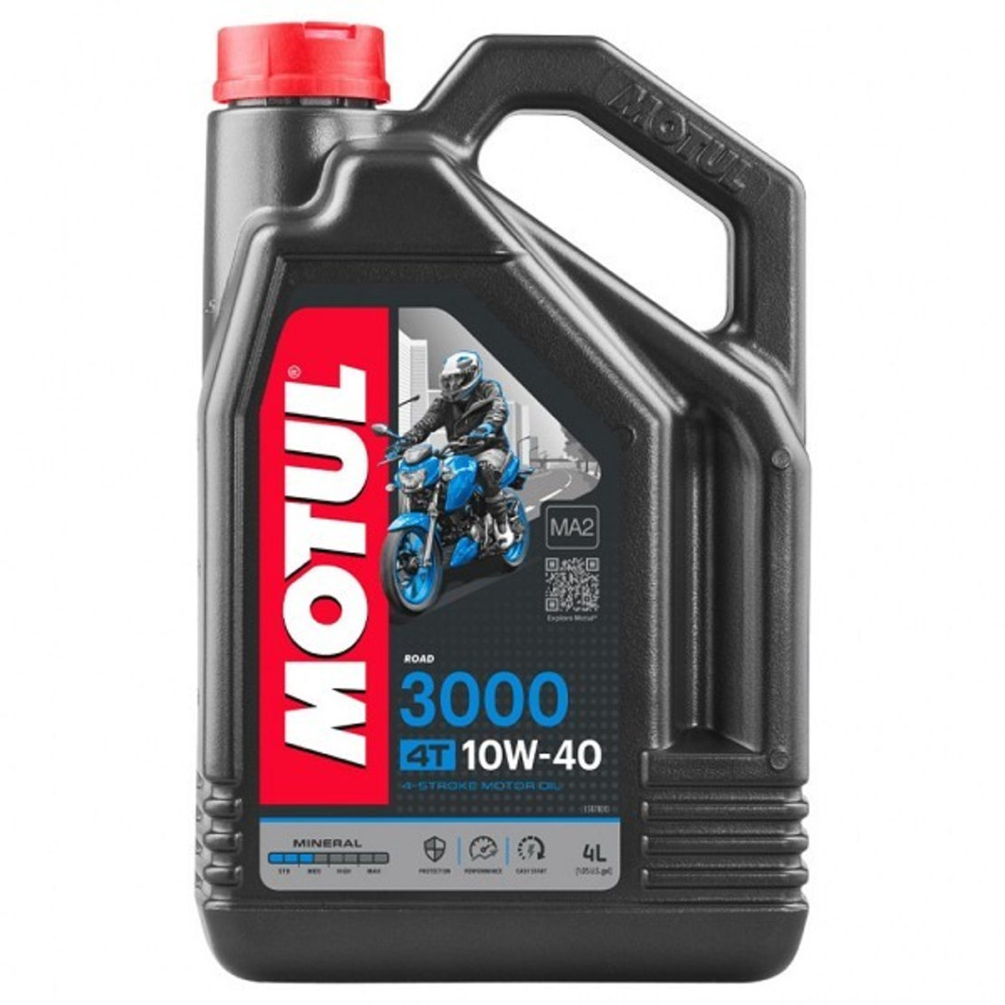 Масло MOTUL 3000 10W40 4T-4L