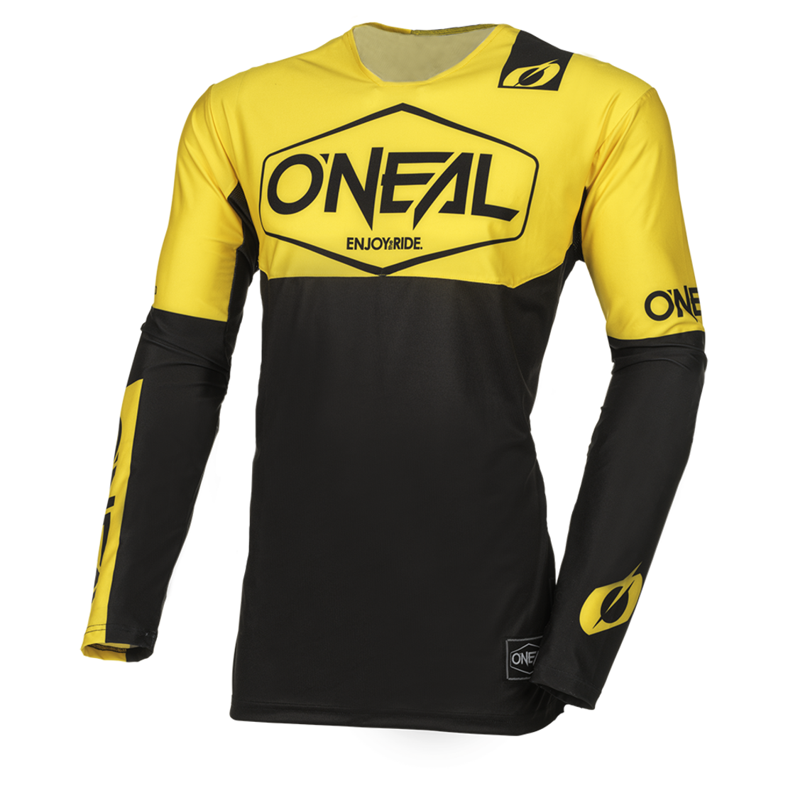 Мотокрос блуза O'NEAL MAYHEM HEXX BLACK/YELLOW V.24