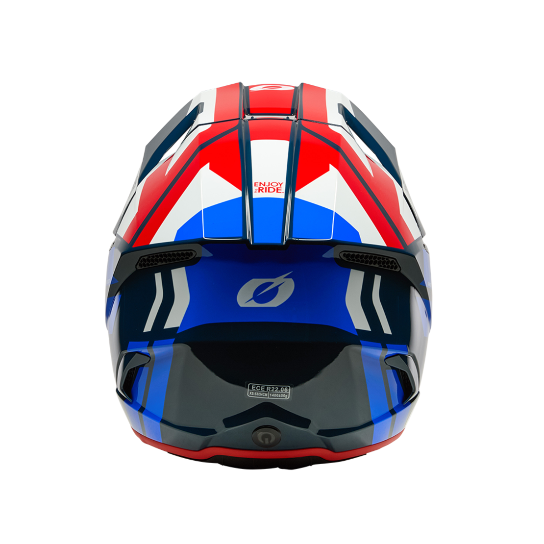 Мотокрос каска O'NEAL 3SERIES RIDE BLUE/WHITE/RED V.26