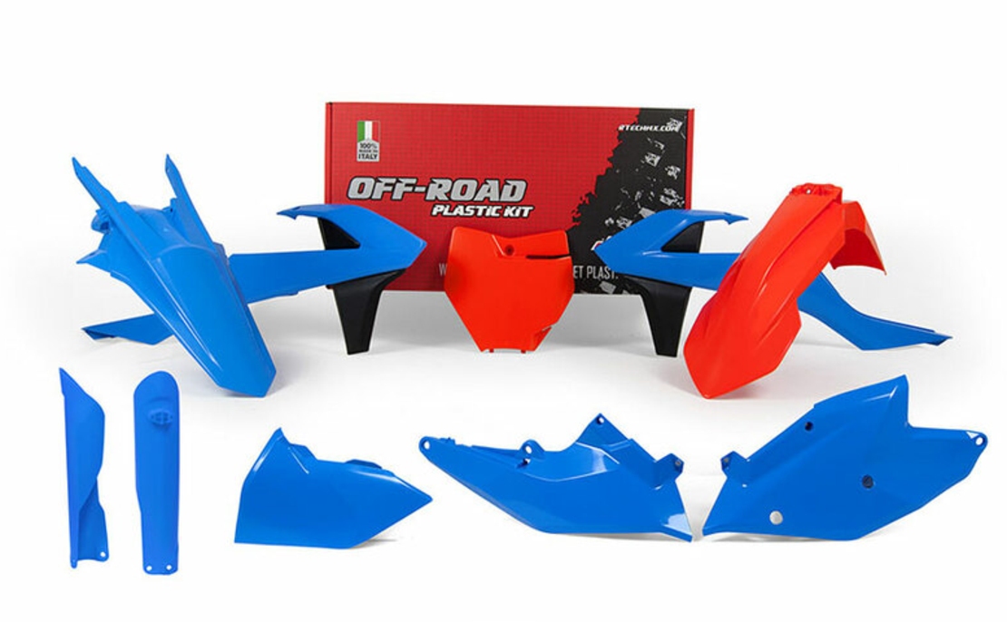 Комплект пластмаси RACETECH Plastic Kit Blue/Orange Limited Edition KTM 16-18