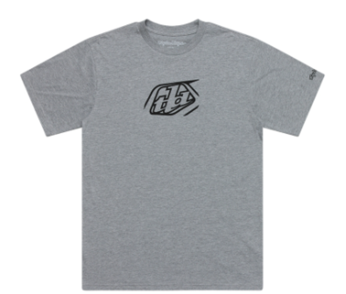 Тениска TROY LEE DESIGNS Badge - Gray Heater